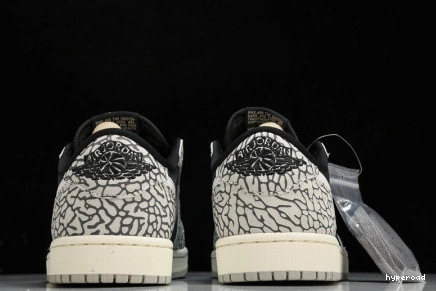 Hyperoad 1 Black OG Retro Low Jordan Cement 0714
